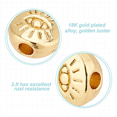 80Pcs Alloy Beads FIND-GO0002-08-1