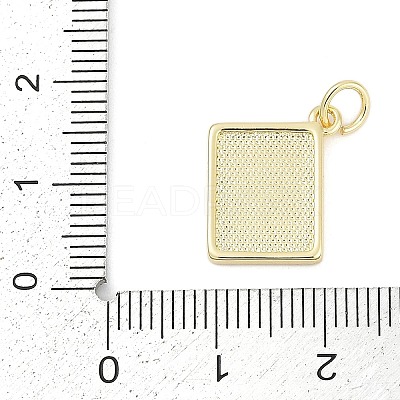 Brass Enamel Charms X-KK-G522-44G-02-1