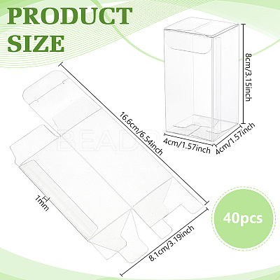 Rectangle PVC Packaging Boxes CON-WH0099-30A-1