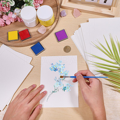 50Pcs Paper Blank Greeting Cards DIY-WH0750-187-1