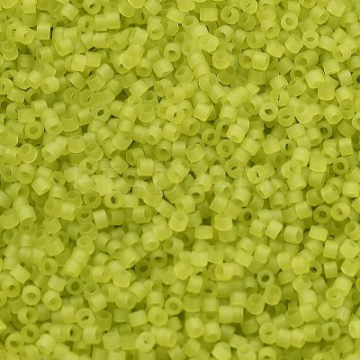 Frosted Colours Glass Seed Beads SEED-H003-06E-1