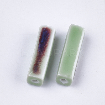Handmade Porcelain Beads X-PORC-S498-28A-1