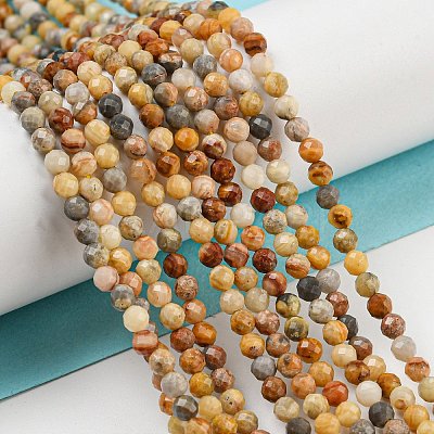 Natural Crazy Lace Agate Beads Strands X-G-A129-3mm-17-1