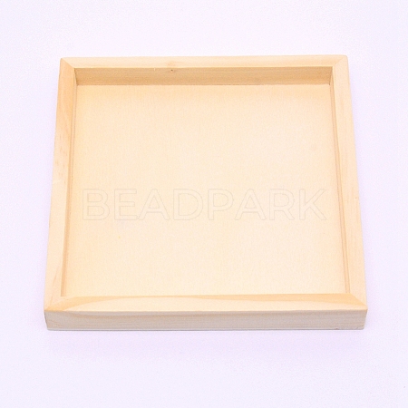 Wooden Storage Box LS-OBOX-WH0006-09-1