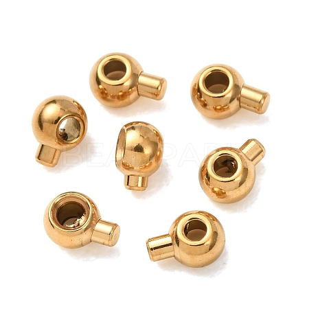 304 Stainless Steel Crimp Beads STAS-A151-05G-1