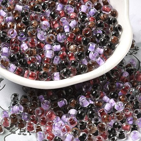 Transparent Glass Round Seed Beads SEED-B001-05A-18-1