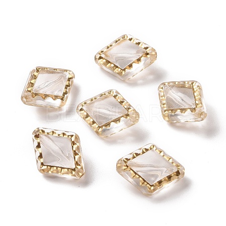 Transparent Acrylic Beads OACR-E015-32-1