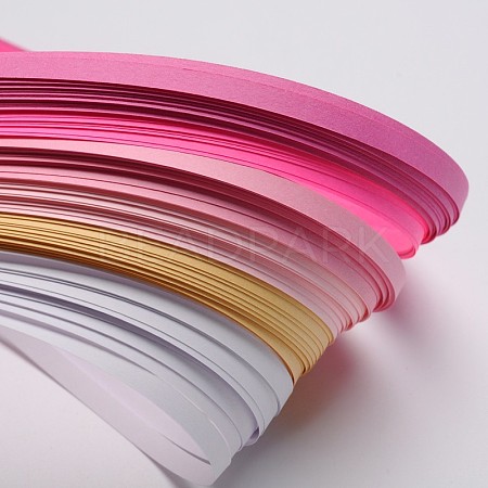 6 Colors Quilling Paper Strips DIY-J001-5mm-A03-1
