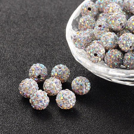Pave Disco Ball Beads RB-S605-14-1