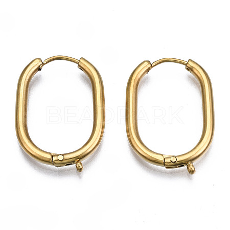 316 Surgical Stainless Steel Hoop Earrings Findings STAS-N097-055LG-1