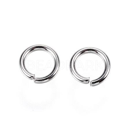 Tarnish Resistant 304 Stainless Steel Open Jump Rings STAS-D448-093P-9mm-1