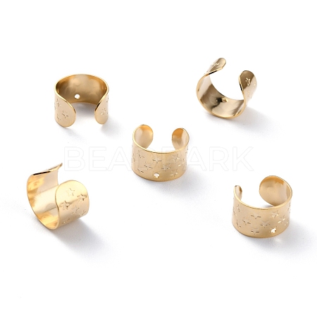Brass Ear Cuff Findings KK-O131-26G-1