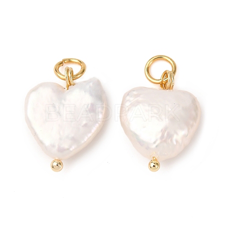 Natural Keshi Pearl Pendants PALLOY-JF04207-01-1