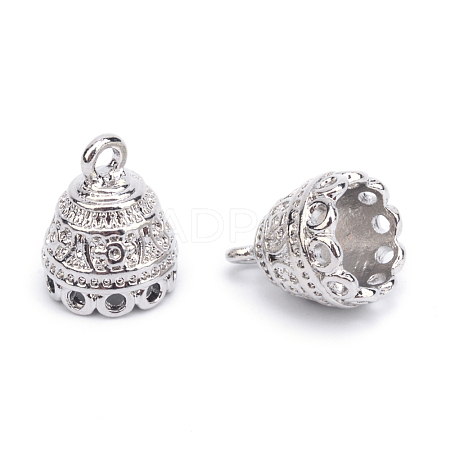 Rack Plating Alloy Pendant Bail PALLOY-Q332-30P-LF-1