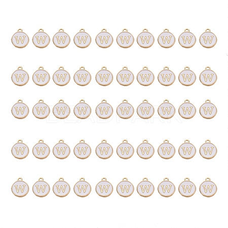 Golden Plated Alloy Charms ENAM-SZ0001-25A-W-1