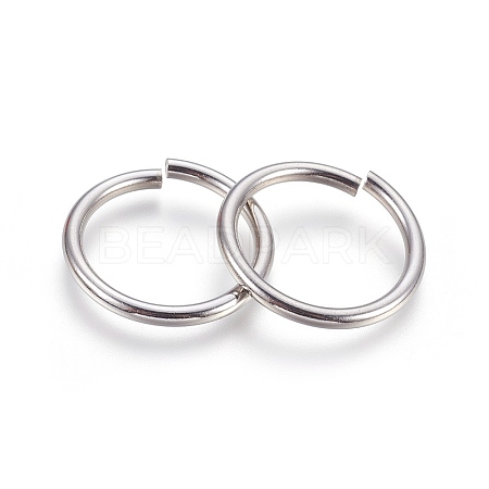 Tarnish Resistant 304 Stainless Steel Saw Cut Open Jump Rings STAS-P212-25P-08-1