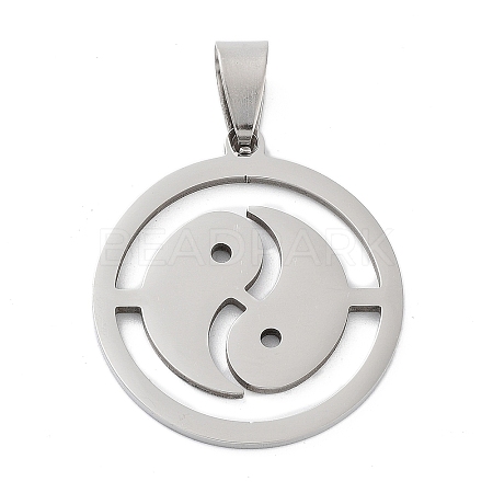 201 Stainless Steel Pendants STAS-A090-06P-1