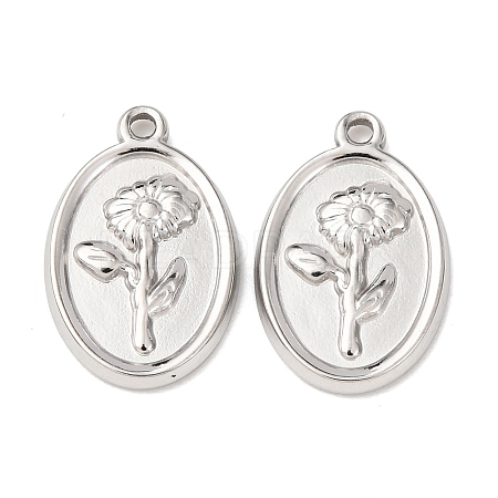 304 Stainless Steel Pendants STAS-I358-12P-07-1