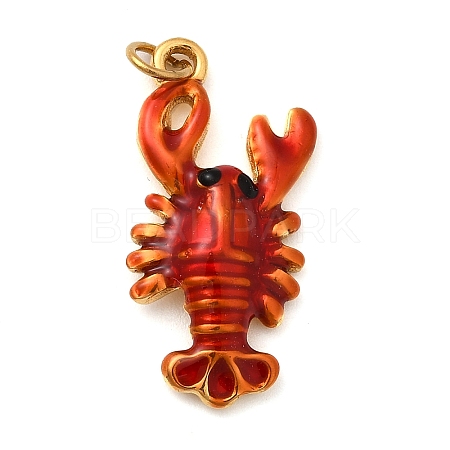 304 Stainless Steel Enamel Pendants X-STAS-B093-33G-01-1