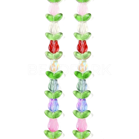 Transparent Glass Bead Strands GLAA-K070-02A-1