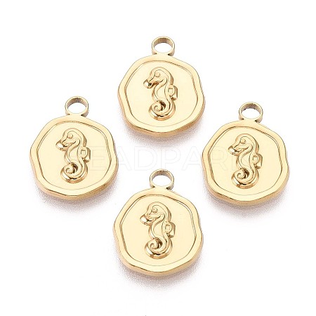 Ion Plating(IP) 304 Stainless Steel Pendants STAS-F282-07G-1