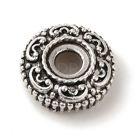 Tibetan Style Alloy European Beads TIBEP-L021-28AS-1