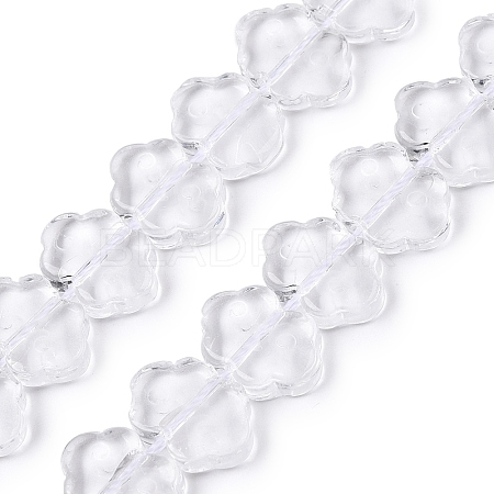 Transparent Glass Beads Strands GLAA-N001-60-1