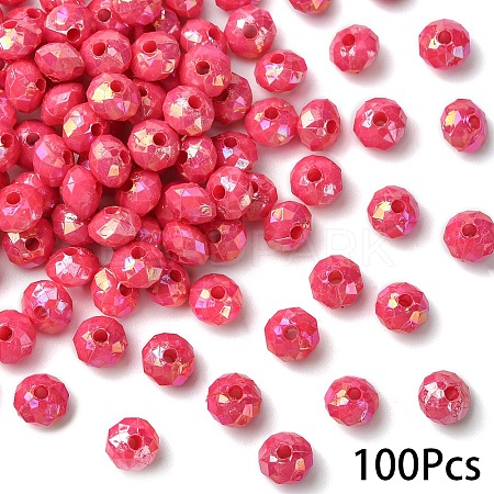 Opaque Acrylic Beads MACR-YW0003-55F-1