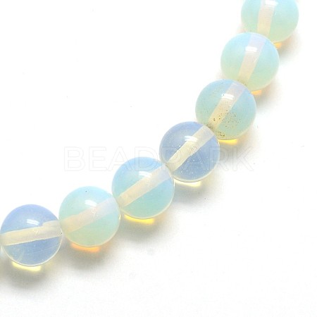 Opal Round Beads Strands G-O047-08-4mm-1
