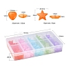 175Pcs 10 Style Imitation Jelly Acrylic Beads MACR-YW0001-80-3