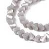Opaque Glass Beads Strands GLAA-N019-4mm-21-4