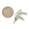Copper Wired Glass Pendants PALLOY-MZ01200-3