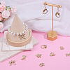 32Pcs 8 Styles Alloy Rhinestone Pendants ALRI-SC0001-48-3