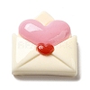 Valentine's Day Theme Opaque Resin Decoden Cabochons RESI-G092-01D-1