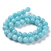 Natural Mashan Jade Round Beads Strands X-G-D263-8mm-XS28-4