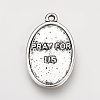 Tibetan Style Alloy Pendants TIBE-Q078-09AS-RS-4