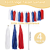 Tissue Paper Tassels Garland AJEW-WH20017-34-2