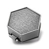 Hexagon Shaped Zinc Alloy Jewelry Box OBOX-WH0001-03-3