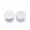 304 Stainless Steel Brooch Cabochon Settings STAS-E547-08J-P-2
