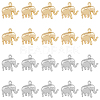 HOBBIESAY 20Pcs 2 Color Brass Charms KK-HY0001-42-1