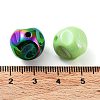 UV Plating Opaque Acrylic Beads X1-OACR-Z013-01-4