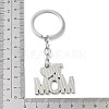 Mother's Day Alloy Enamel Keychains X-KEYC-P020-A01-3