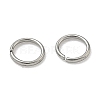 Tarnish Resistant 304 Stainless Steel Open Jump Rings X-STAS-M008-04A-4
