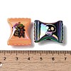 Halloween UV Plating Acrylic Beads OACR-H123-20-3