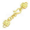 Brass Hook and S-Hook Clasps KK-U059-22G-1