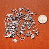 100Pcs 100 Style Tibetan Style Alloy Pendants FIND-YW0001-48-8