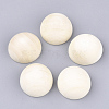 Unfinished Natural Wood Cabochons X-WOOD-S052-01C-1