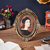 Resin with Glass Photo Frame Stand AJEW-WH0314-485-4