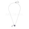 Austrian Crystal Pendant Necklaces NJEW-BB34127-K-3