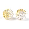 Imitation Pearl Acrylic Beads OACR-T004-15mm-15-3